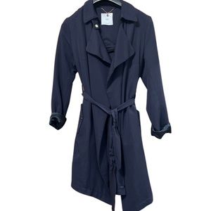 Mango Suit Wide Lapel Trench/Long Blazer